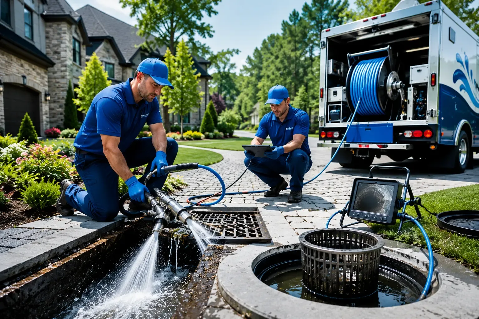 Local outdoor drain cleaning professionals in Bradley, ME